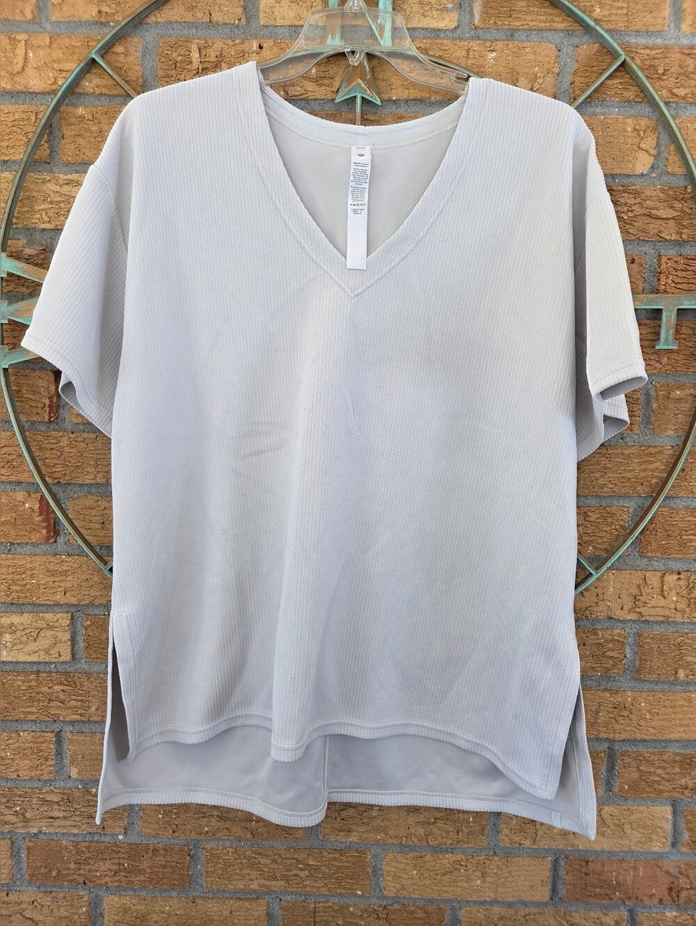 Lululemon Ribbed Softstreme Relaxed-Fit T-Shirt Women's Size 12